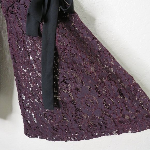 LOFT*Women's Crew Neck Long Bell Sleeve Straight Hem Pullover Sheer Blouse~Large - Picture 11 of 11